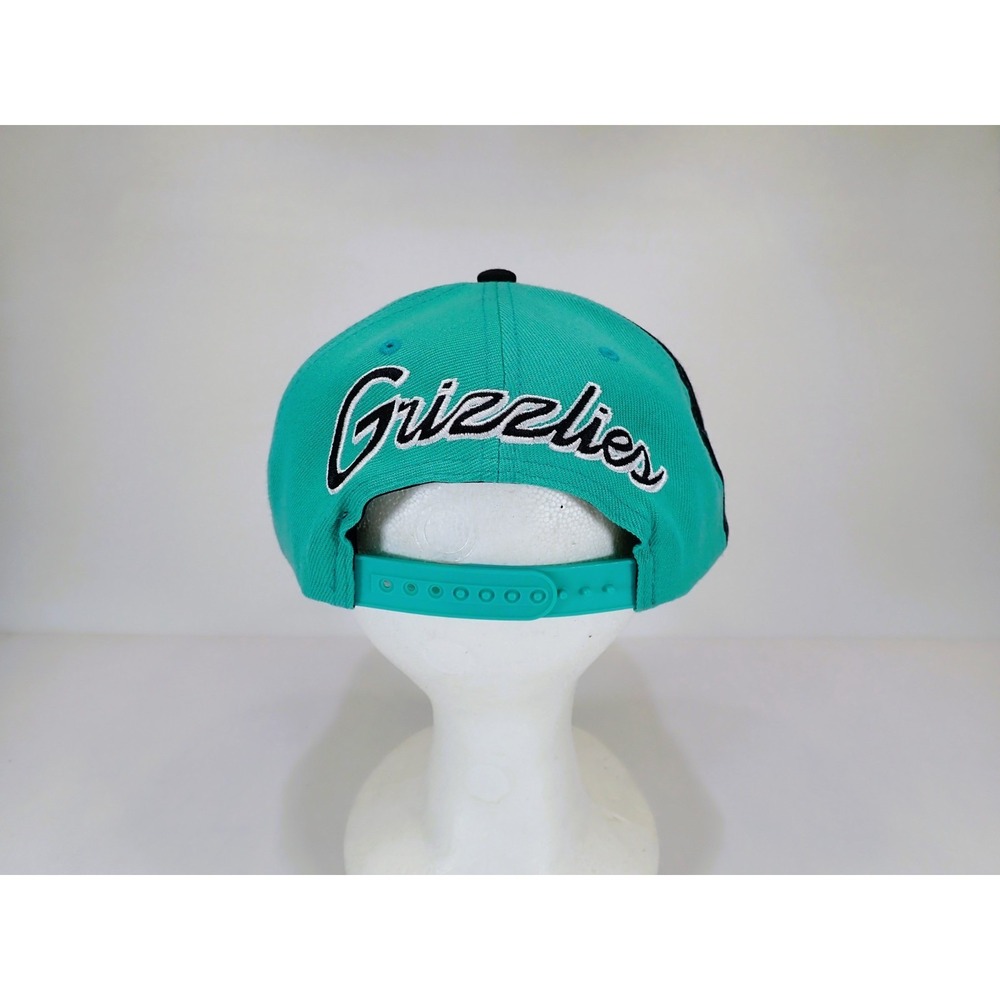 Mitchell & Ness Vancouver Grizzlies Snapback Hat Teal Black NBA Basketball - Picture 4 of 8